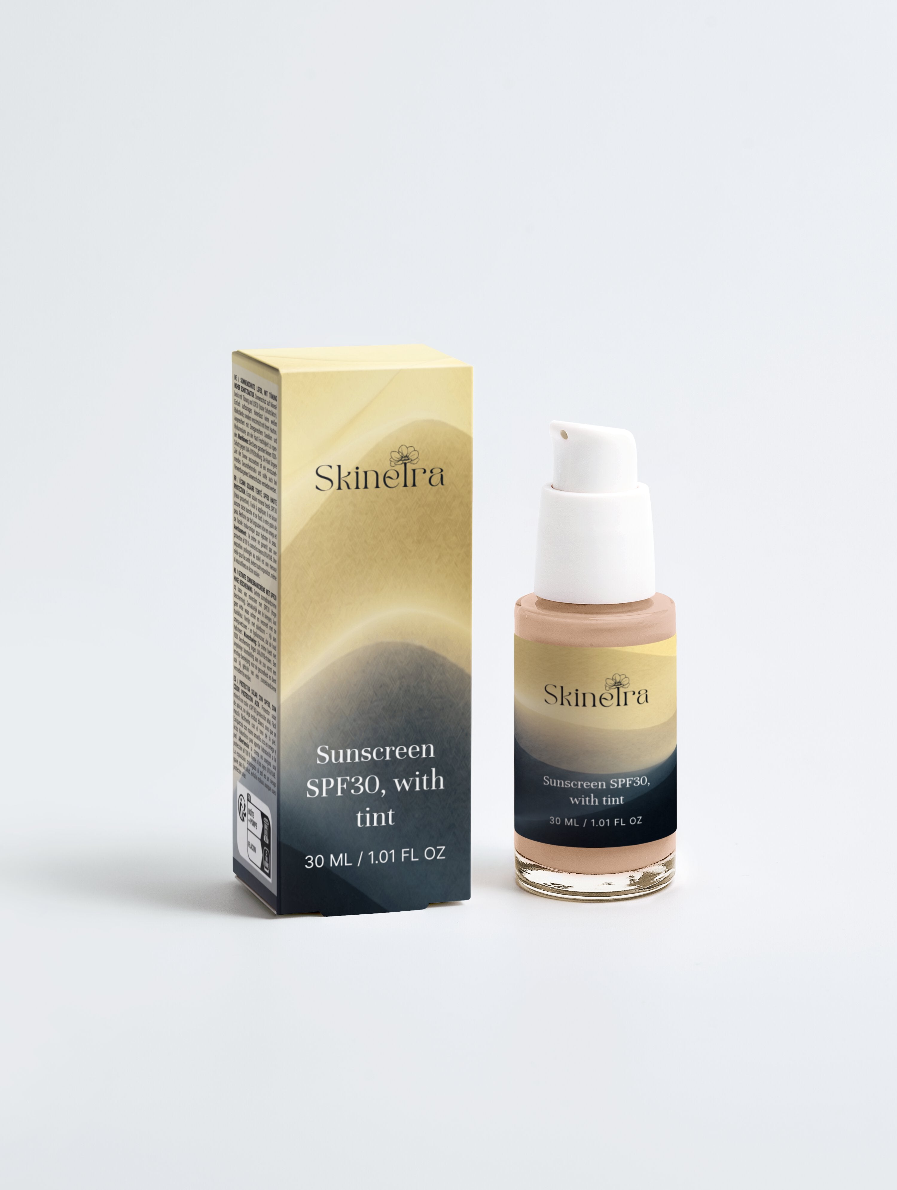Sunscreen SPF30, with tint