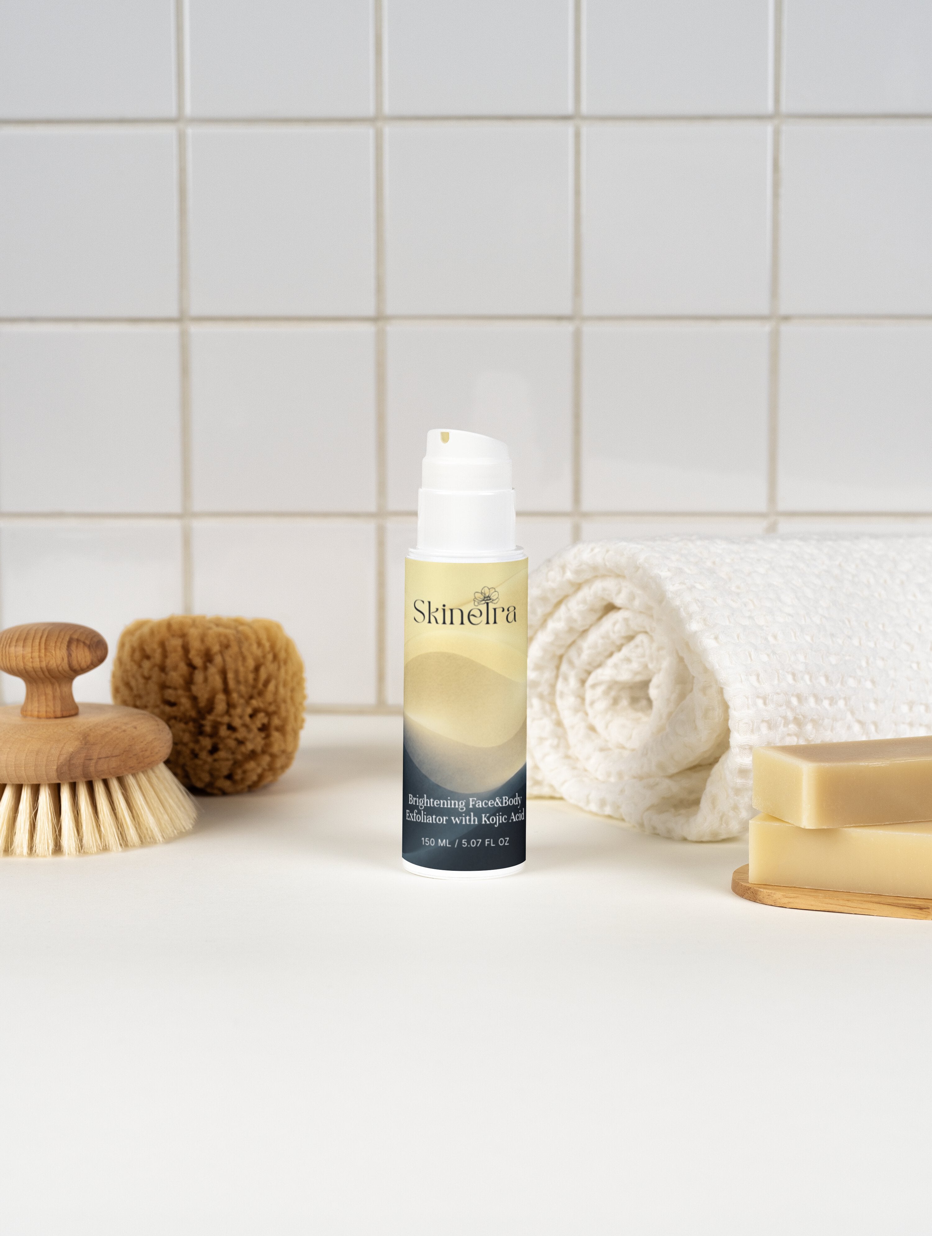 Brightening Face&Body Exfoliator with Kojic Acid